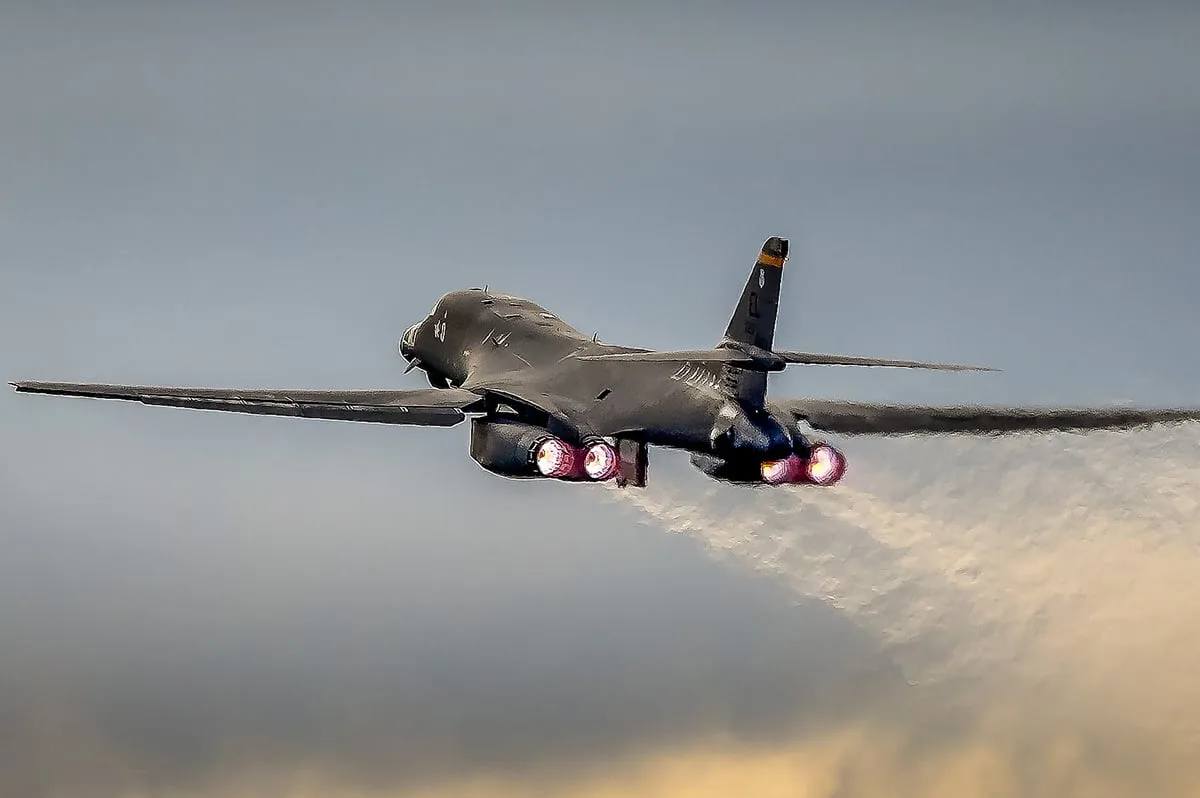 US Bombers Take Off from UK Base